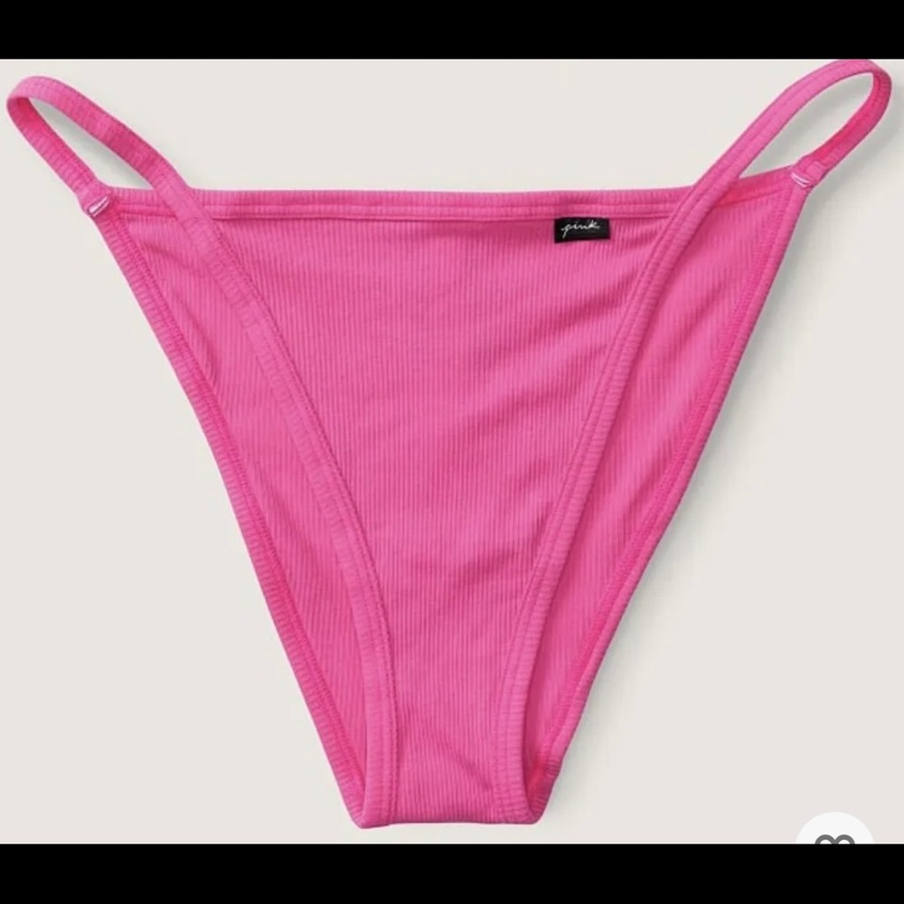 Victorias Secret Pink Panties High leg string
Bikini Panty hott pink VS LARGE XL